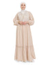 Latte Linen Dress - Khotwh